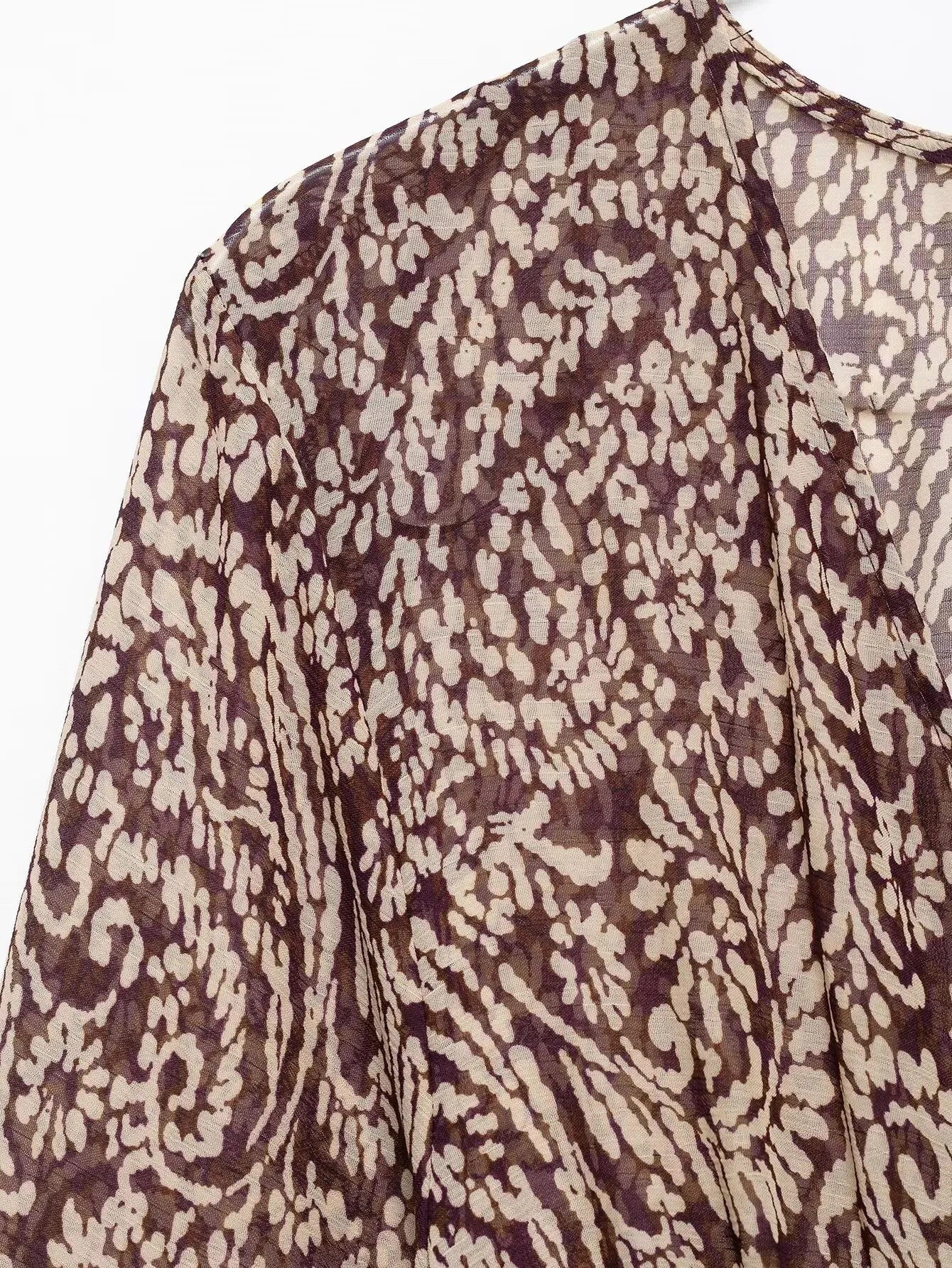 LIZAKOSHT  -  Floral Print Long Dress Women 2025 New Summer Elegant Loose V-neck Lace Up Midi Dresses Vintage Chic Boho Casual Party Dresses