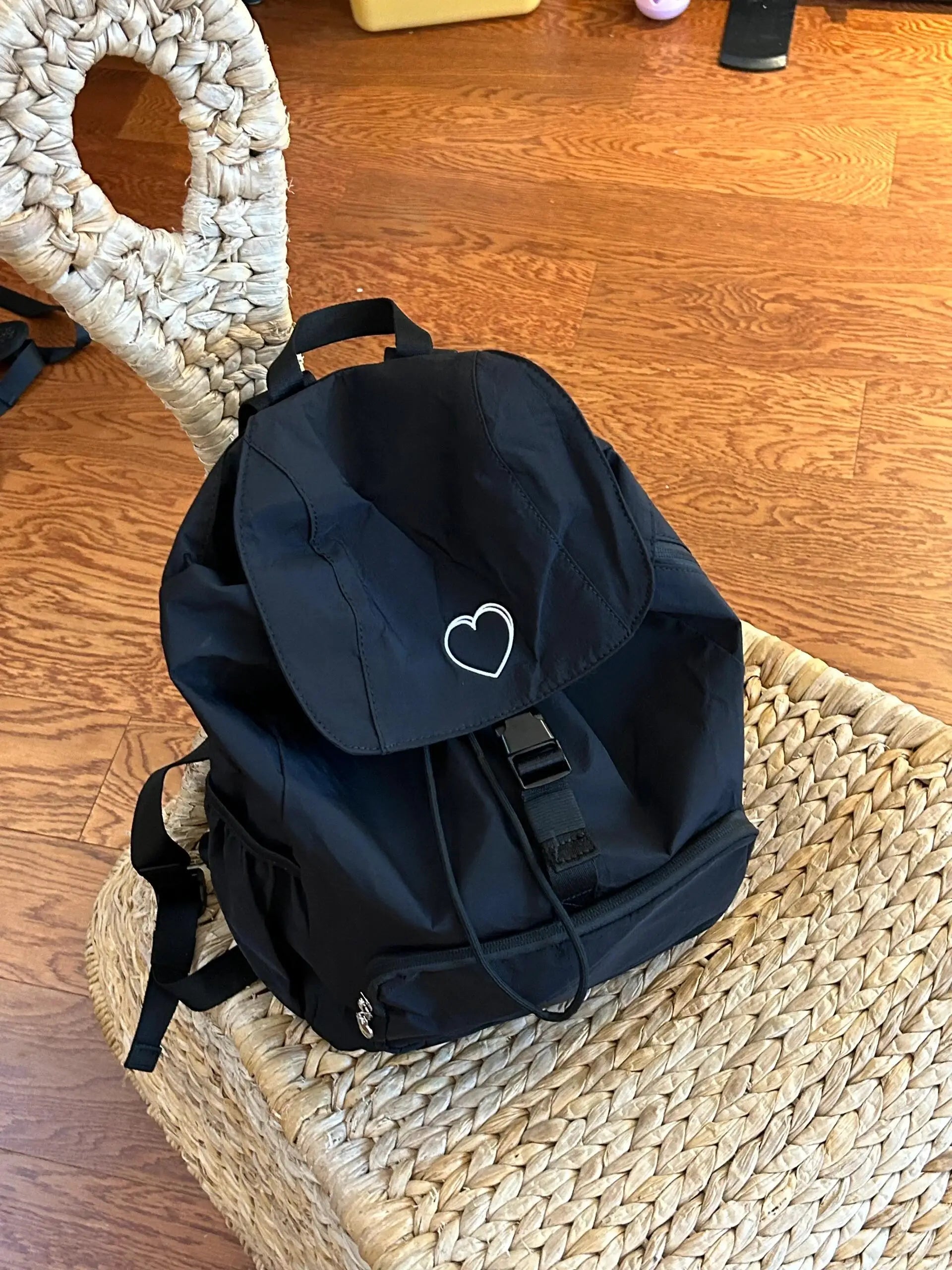 LIZAKOSHT  -  Casual Nylon Bapa Lightweight Travel Large Capaci Women's oulder Bag Commuter Sle Decorative Stitching Pure ...