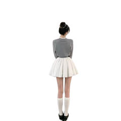 LIZAKOSHT  -  Ballet Temperament Fluffy Skirt Joker High Waist Gentle Slim Casual A Umbrella Skirt