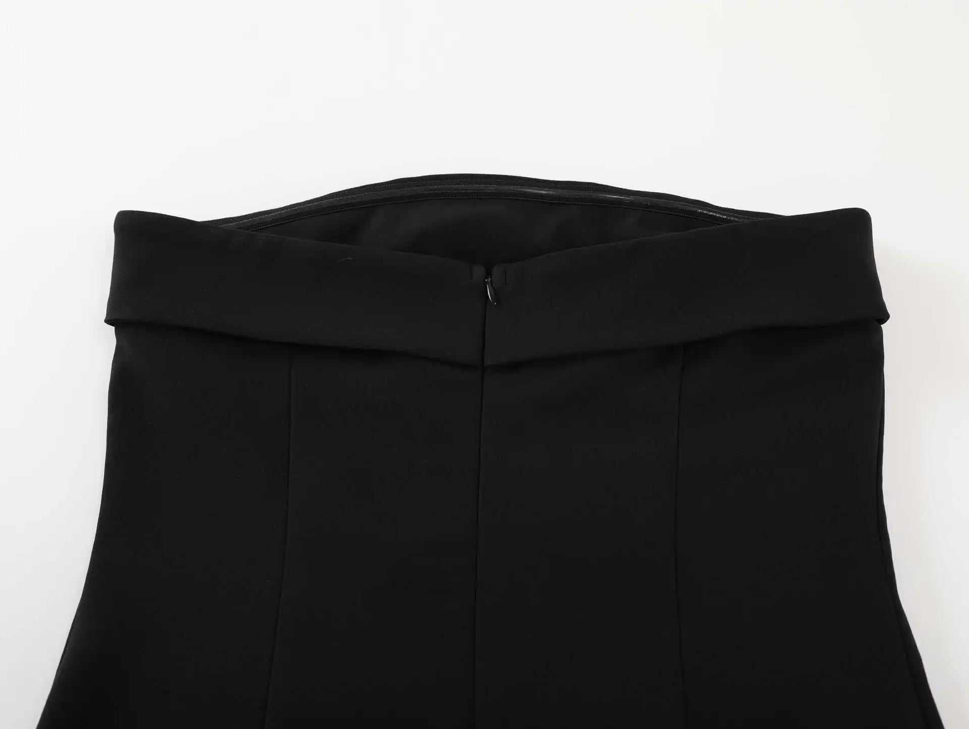 LIZAKOSHT  -  Summer Tube Top Short Skirt Backless Slim Temperament Elegant Women's Dress