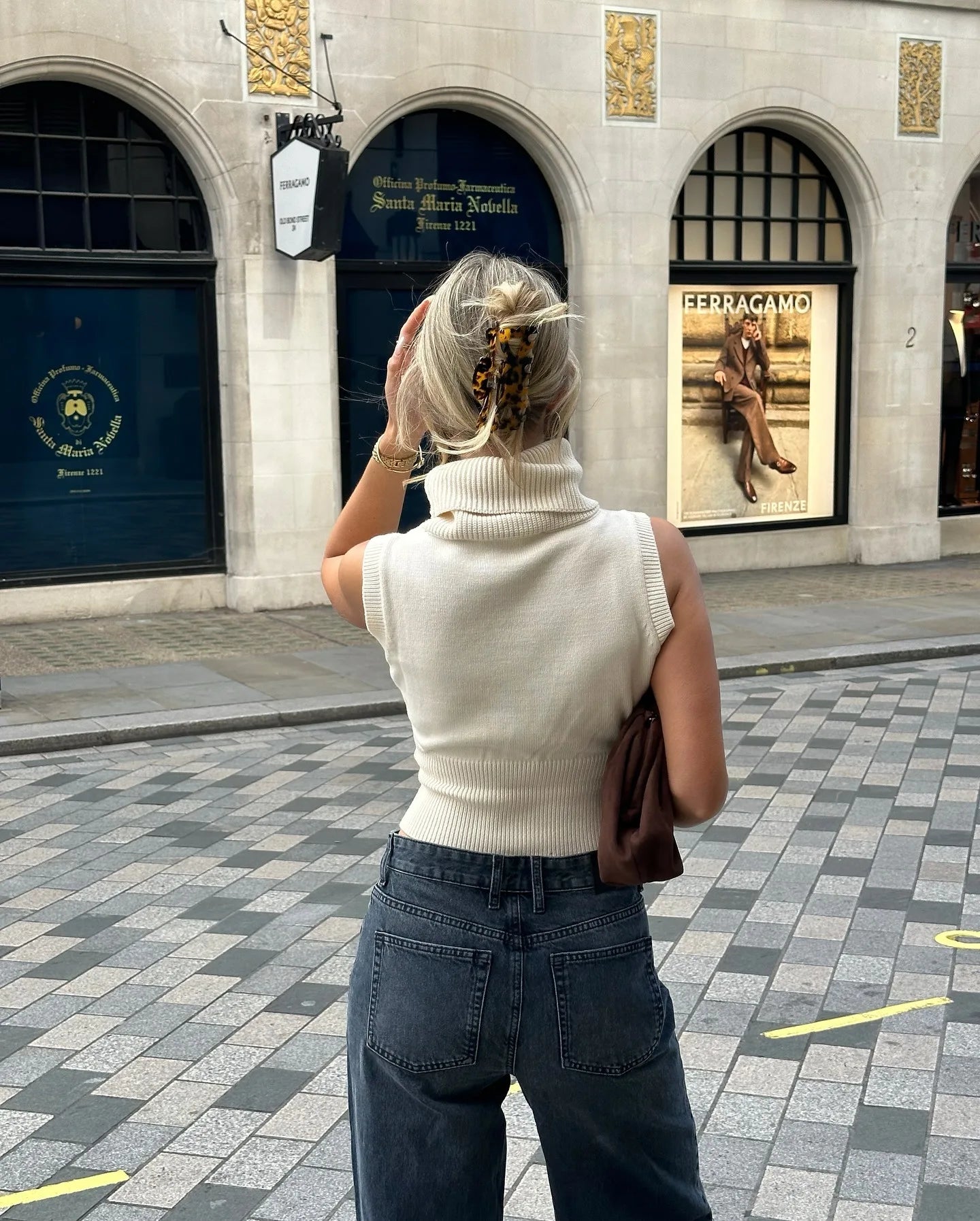 LIZAKOSHT  -  White Turtleneck Knitted Top Sleeveless Vest Sweater Women Elegant Bodycon Tops Vests Sweaters Blue Pullovers Hipster Street New