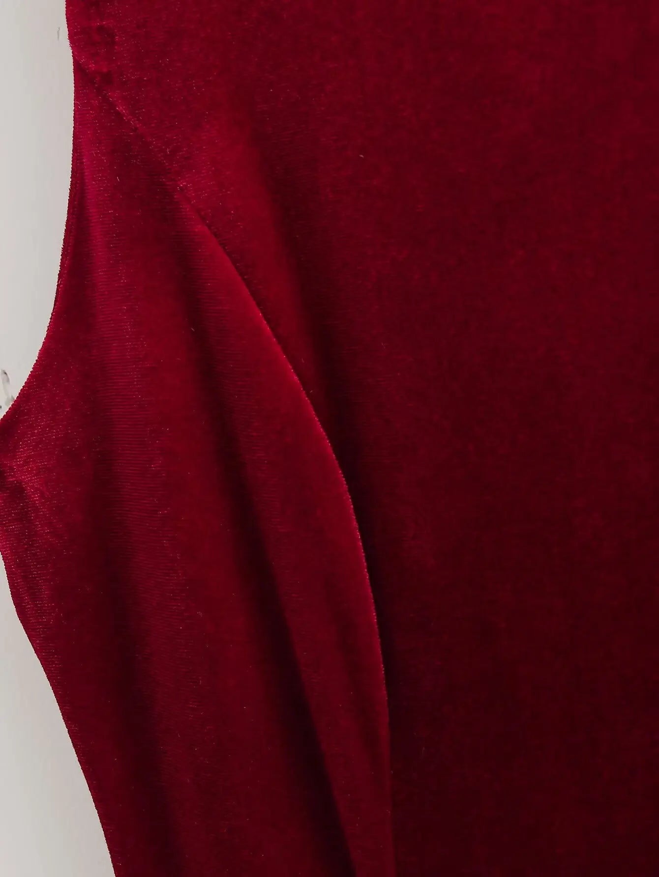 LIZAKOSHT  -  Women Christmas Red A-line Mini Dress Winter New Women Fashion Simple Sleeveless Slim Velvet Bow Short Dress Vestidos