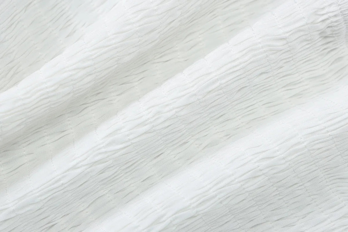 LIZAKOSHT  -  White Backless Mini Dress New Fashion Sleeveless Chest Slim Short Dress Casual Solid  A-line Women's Dresses 2025