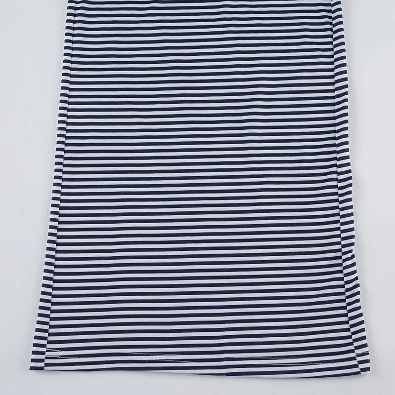 LIZAKOSHT  -  Y2K Women Casual Knit Pants Slim Fit Lazy Style Striped European American Versatile Waist Cinching Trousers