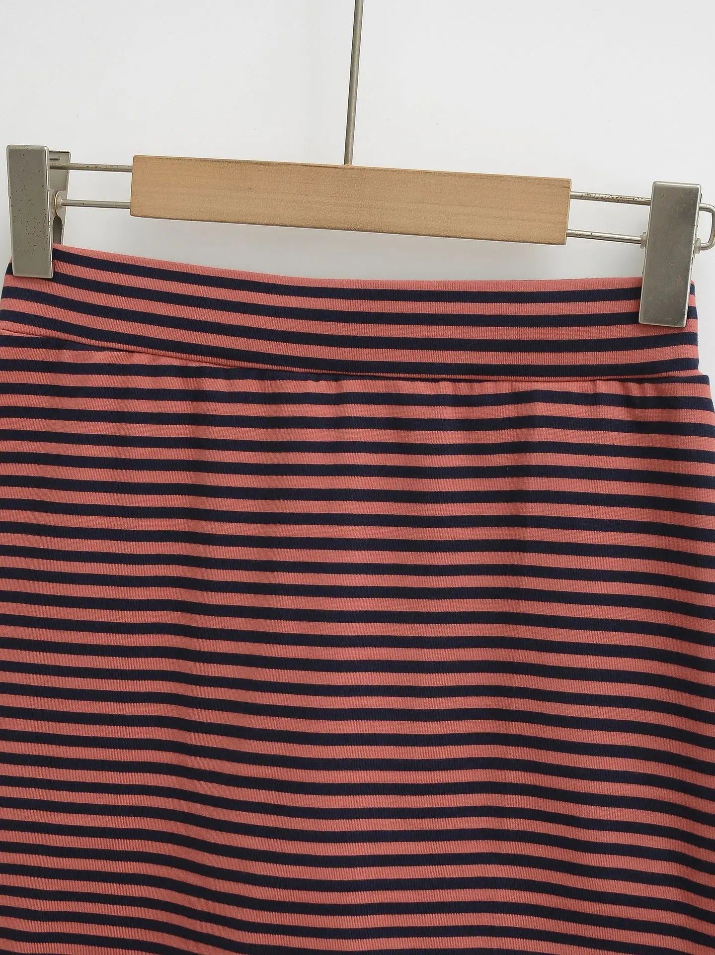 LIZAKOSHT  -  Women Stripe Summer Slim Yoga Skirt Casual Solid Color Fold Over Low Waist Lounge Skirt Korean Style Homewear Hottie Skirt