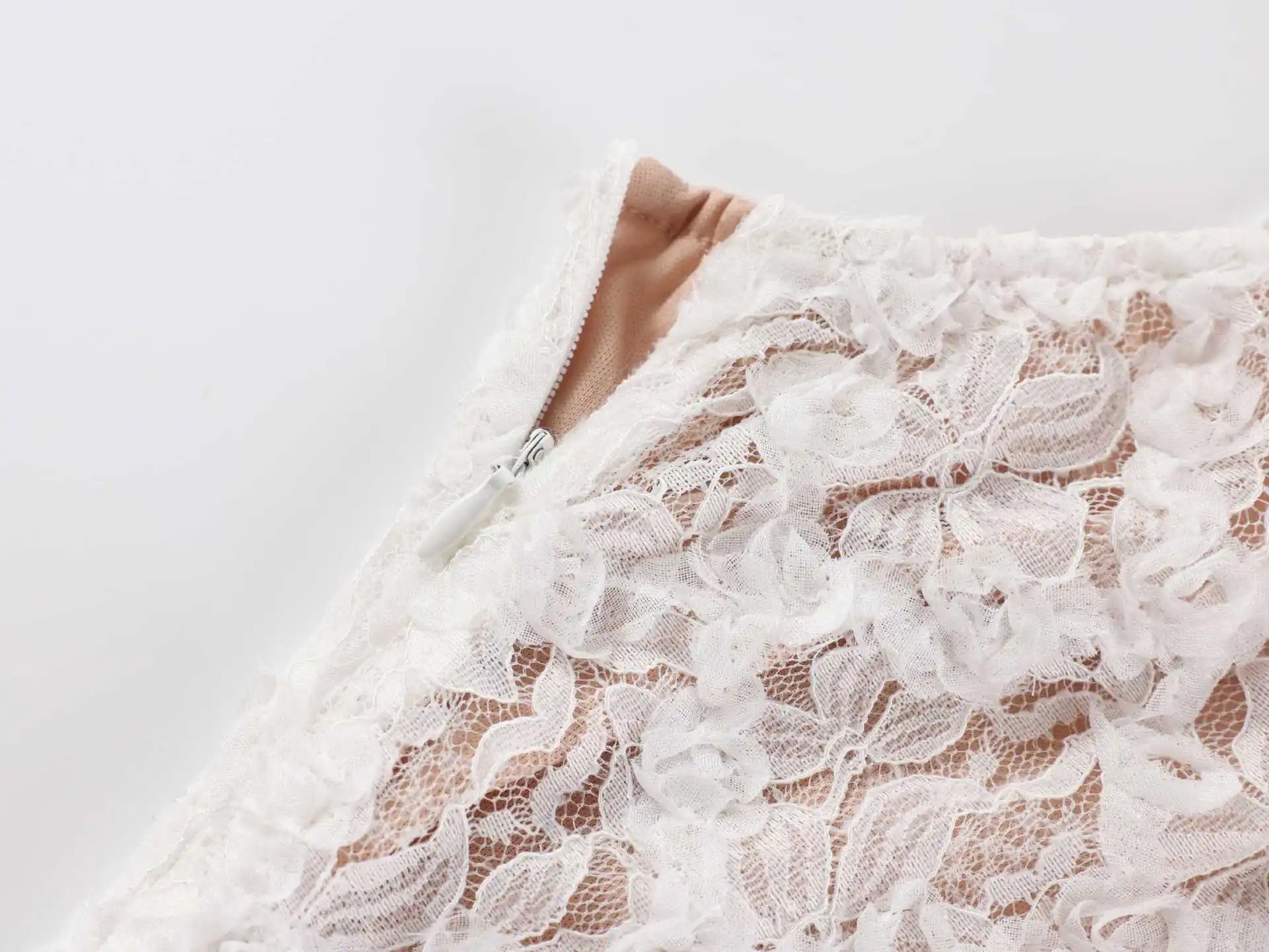 LIZAKOSHT  -  Design Sense Women's Popular Suspender Ruffle Dress, Backless Lace Sexy Hip Long Skirt