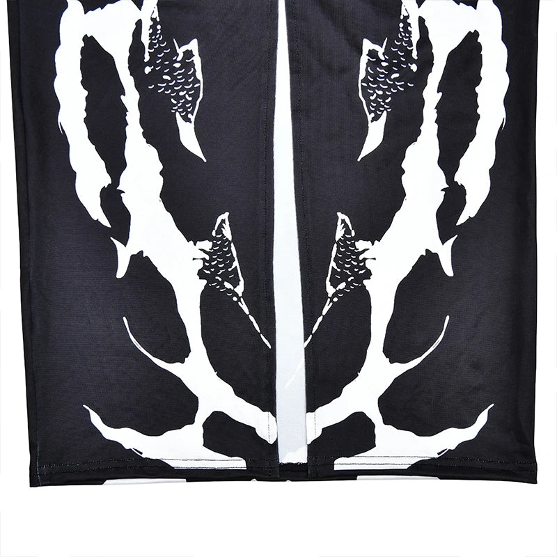 LIZAKOSHT  -  Summer Aesthetic Snake Printing Long Dress Sleeveless Hollow Out Slimming Fit Women Midnight Club Fashion Vestidos