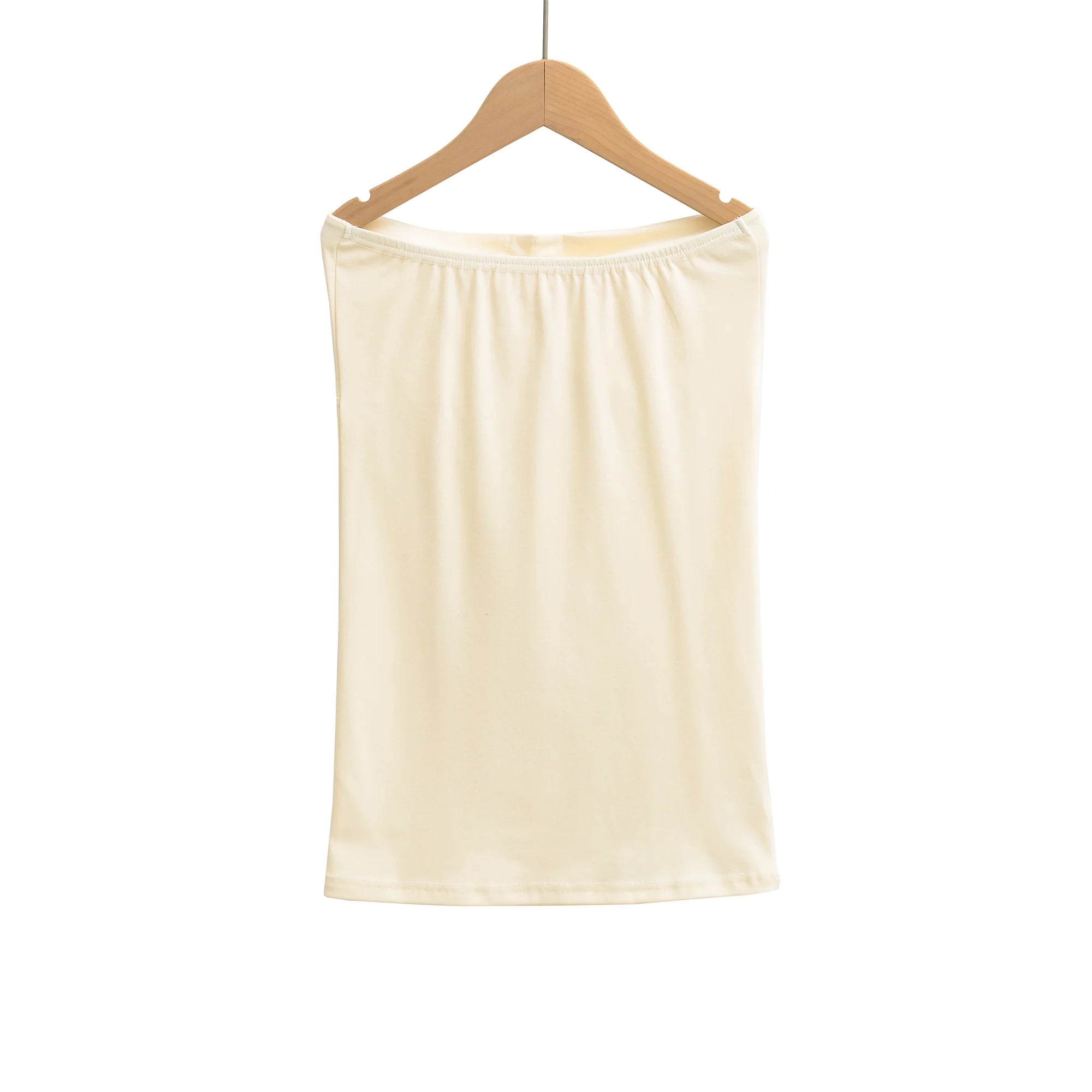 LIZAKOSHT  -  6 colors Summer Sexy Bow Lacing up Drawstring Collar Strapless Camis Women Elastic Back Tank Top Camisoles Skinny Vest Tee Gray