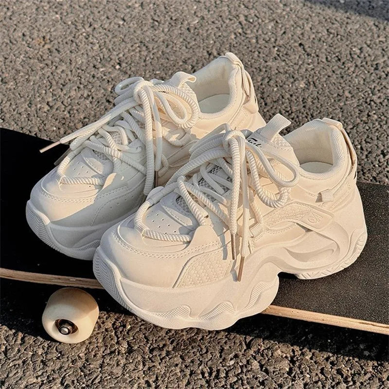 LIZAKOSHT  -  Womens Trainers Sneakers Platform Woman-shoes Summer Shoes Running Thick Sole Roses Mesh Casual Leisure Womens Sneakers Ten