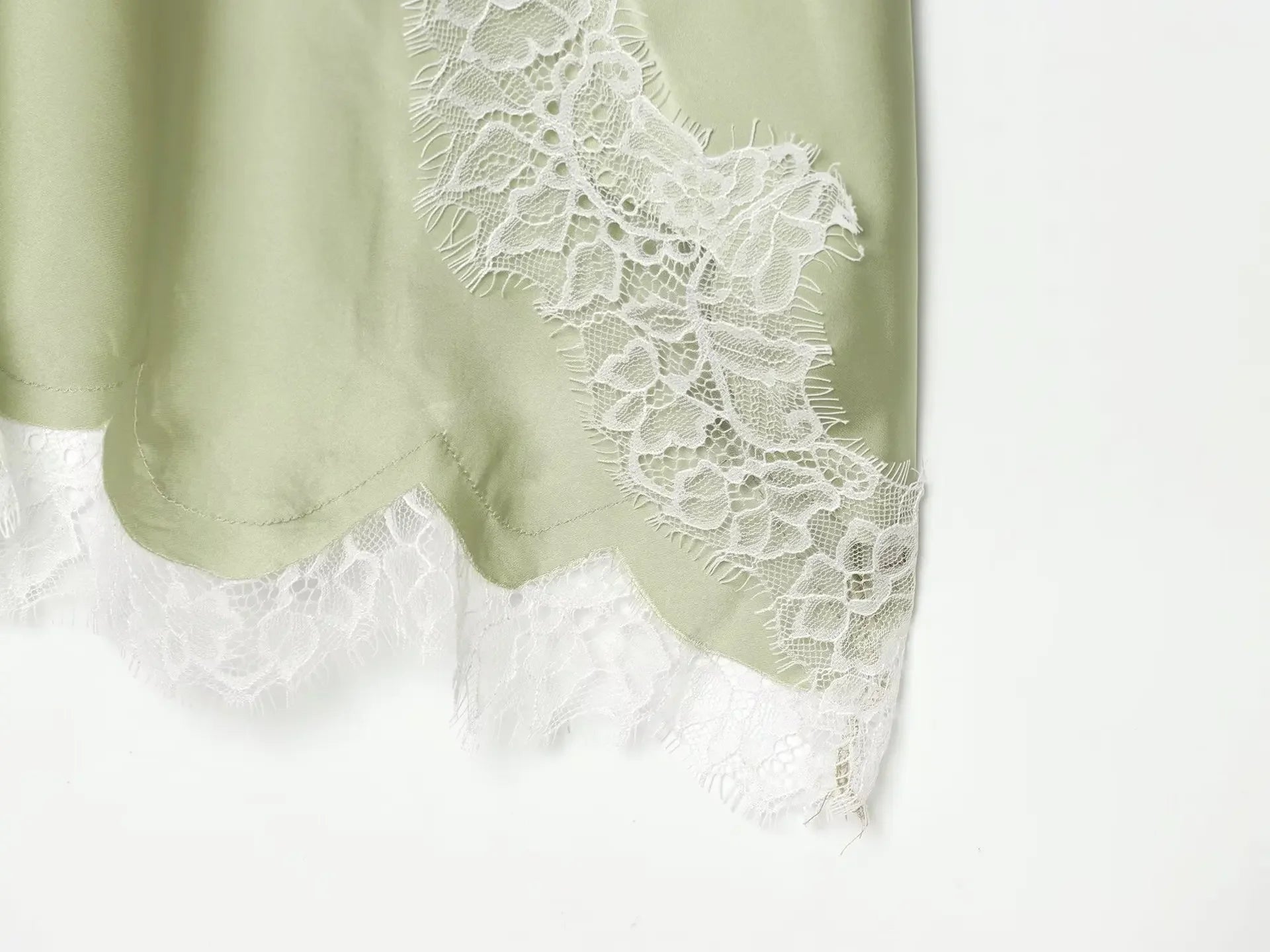LIZAKOSHT  -  Irregular Lace-Paneled Dress Women's Round Neck Fashion Loose Midriff-Baring Sexy Dress Summer New Female Commuting Dress