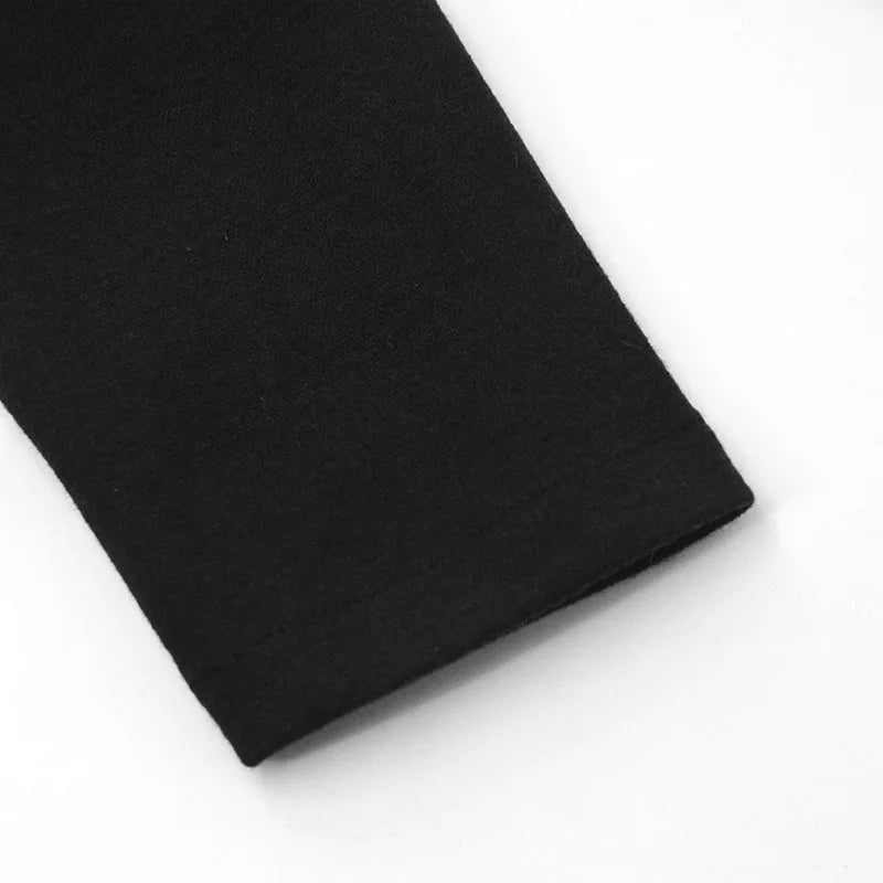 LIZAKOSHT  -  New Autumn Fashion French Streetwear Sexy A-LINE Dress Women Lace Slim Black Dress Female Clubwear Elegant Party Mini Dresses