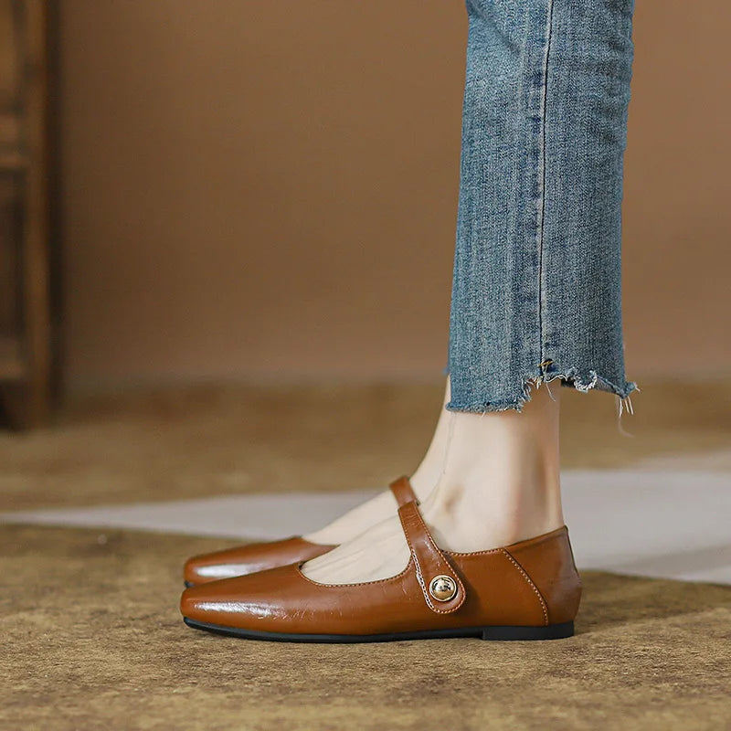 LIZAKOSHT -  new designer camellia flower slippers women plaid leather slides shoes floral buckle leather flip flops woman flat sandales