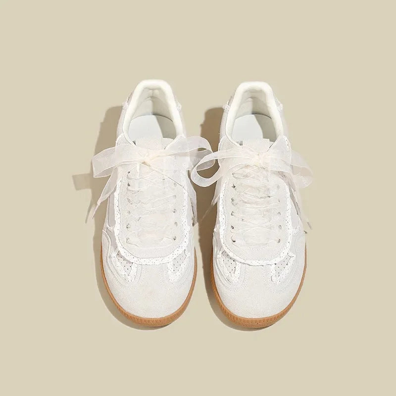 LIZAKOSHT  -  Korean Style Versatile Cute Dequn Shoes Women's New Small Popular Internet Celebrity Casual Sports Flat Shoes Lightweight