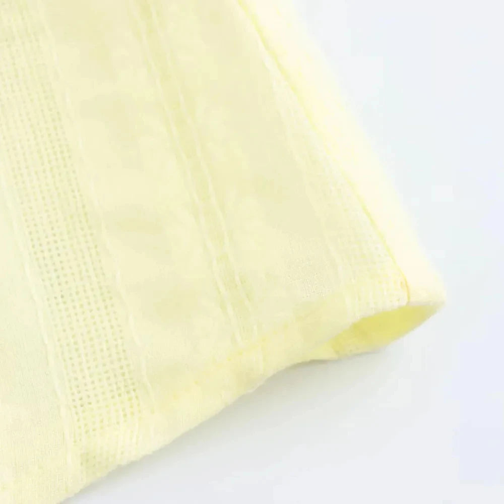 LIZAKOSHT  -  Elegant Long Dress For Women Lace Up Sleeveless Square Neck Dresses 2025 New Summer Chic Casual Simple Vacation Beach Midi Dress