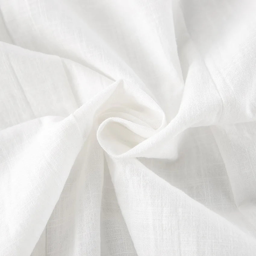 LIZAKOSHT  -  White Backless Summer Dress For Women Short Sleeve Slim V-Neck High Waist Elegant Commute Dress Female Bandage Long Dress