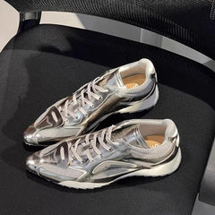 LIZAKOSHT  -  Flats Pointed Toe Women Sneakers Sport Lace-up Mesh Shoes Women Brand Winter Running Shoes Breathable Casual Woman Zapatos