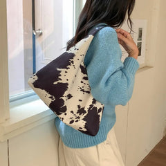 LIZAKOSHT  -  Fashion Cow Print Shoulder Bag Large Capacity High Quality Tote Bag Daily Commute Women Handbag Guangzhou High Quality Bag