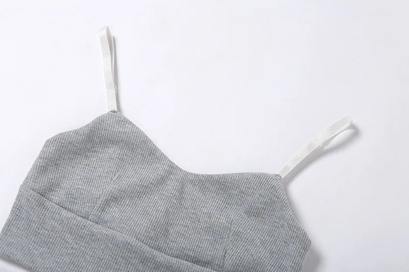 LIZAKOSHT  -  Casual Summer Shorts Woman High Waist Stretch Sport Shorts Quick Drying Crop Top Slim Fit Strap Top Yoga Fitness Suits