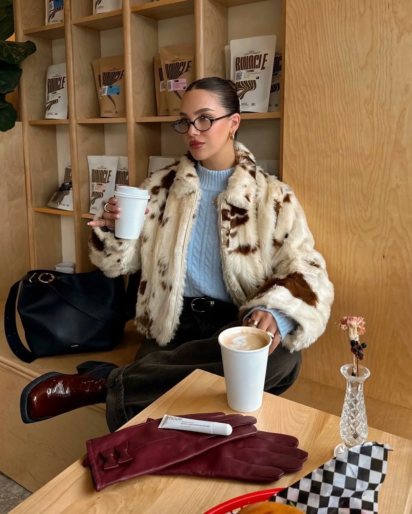 LIZAKOSHT  -  Faux Fur Women Coat 2025 Lapel Zipper Long Sleeve Female Coats Vintage Autumn Winter Pocket Thicken Lady High Street Warm Jacket