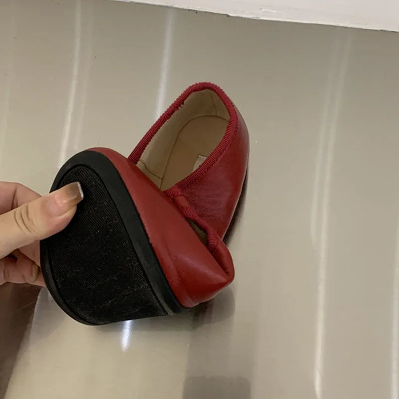 LIZAKOSHT  -  Autumn Women Flat Shoes Fashion Round Toe Shallow Ladies Dress Mary Jane Shoes Soft Flat Heel Casual Ballerinas New Woman