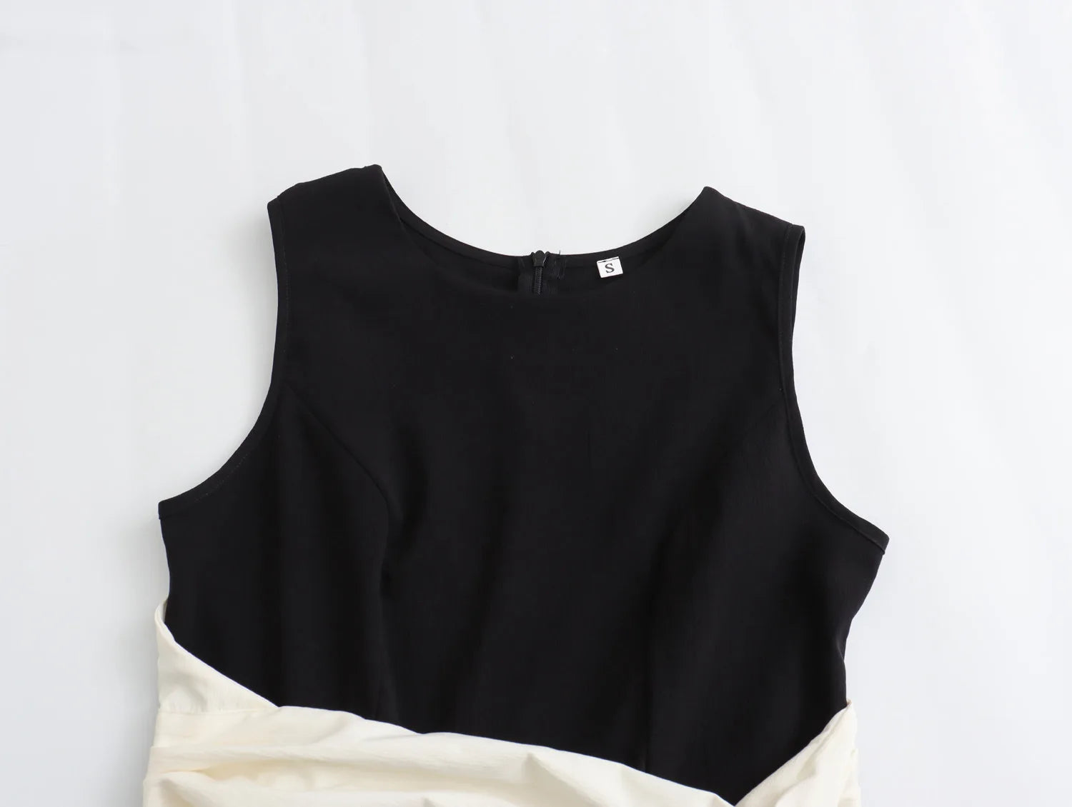 LIZAKOSHT  -  European and American Women's Spring Dress Elegant Wind Sleeveless Vest Skirt Contrast Design Long Skirt Women.