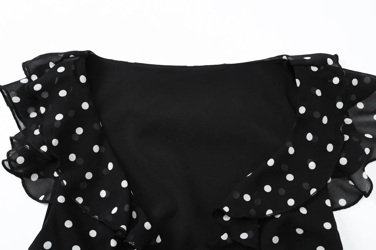 LIZAKOSHT  -  Sexy Mesh Patchwork Mini Dress Female Sleeveless V-Neck Contrast High Waist Slim Party Dress For Women Summer Y2k Dress