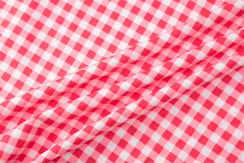 LIZAKOSHT  -  Sexy V-neck Plaid Print Fashion Maxi Dress For Women Spaghetti Patchwork Sleeveless Vacation Long Dress Elegant Vestido