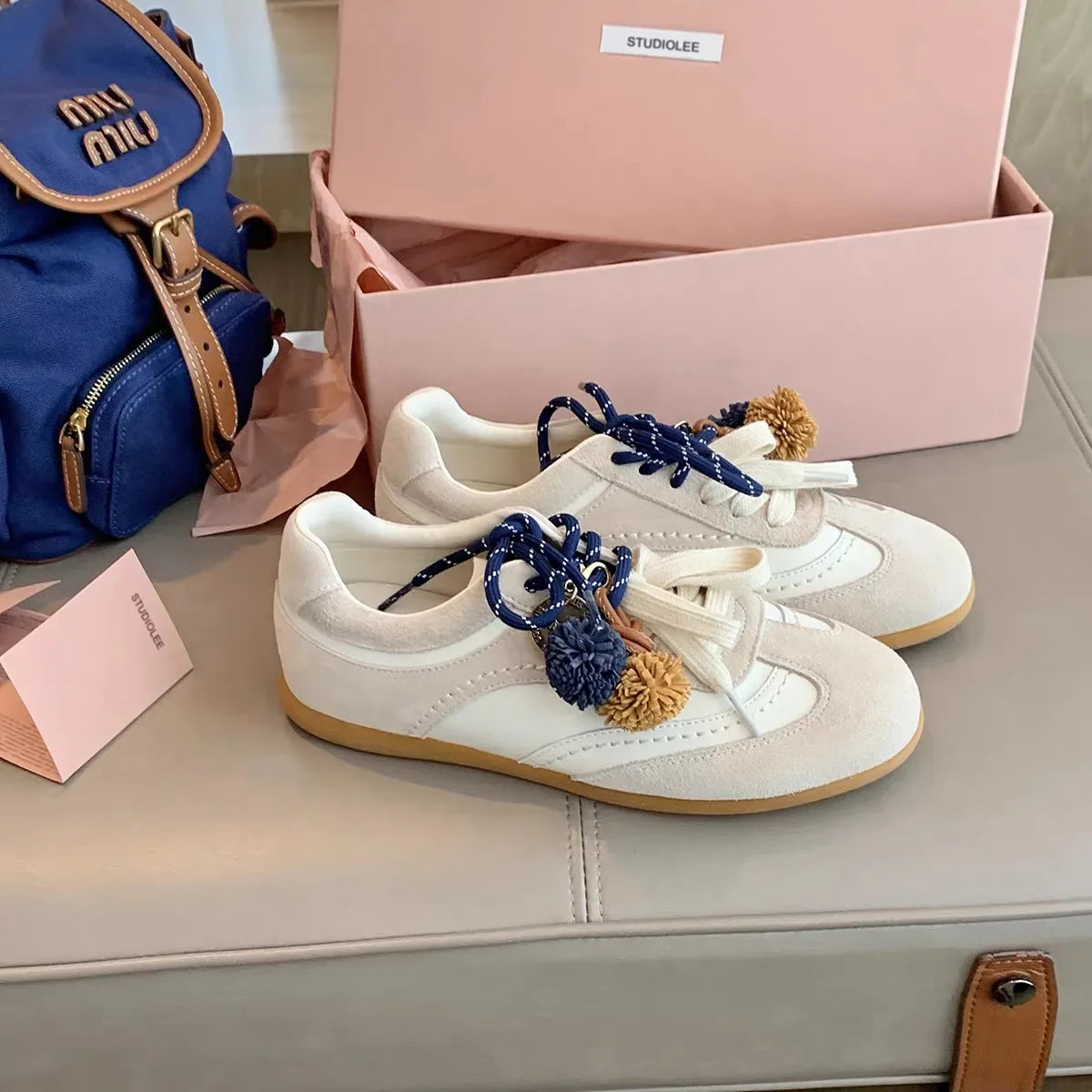 LIZAKOSHT  -  Autumn New Designer Women's Stylish Versatile Sneakers Trend Casual Board Shoes Comfortable Soft Soled Ladies Sneakers