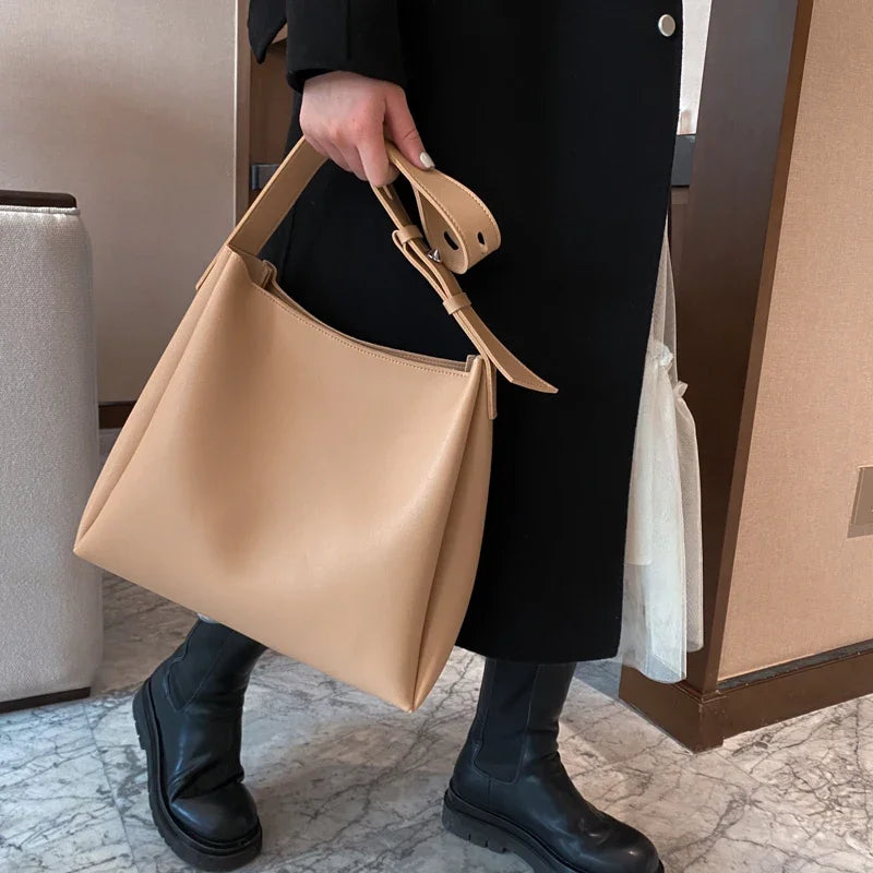 LIZAKOSHT  -  Women Handbag 2 Piece/set Shoulder Bags High Quality PU Leather Bags Ladies Bags