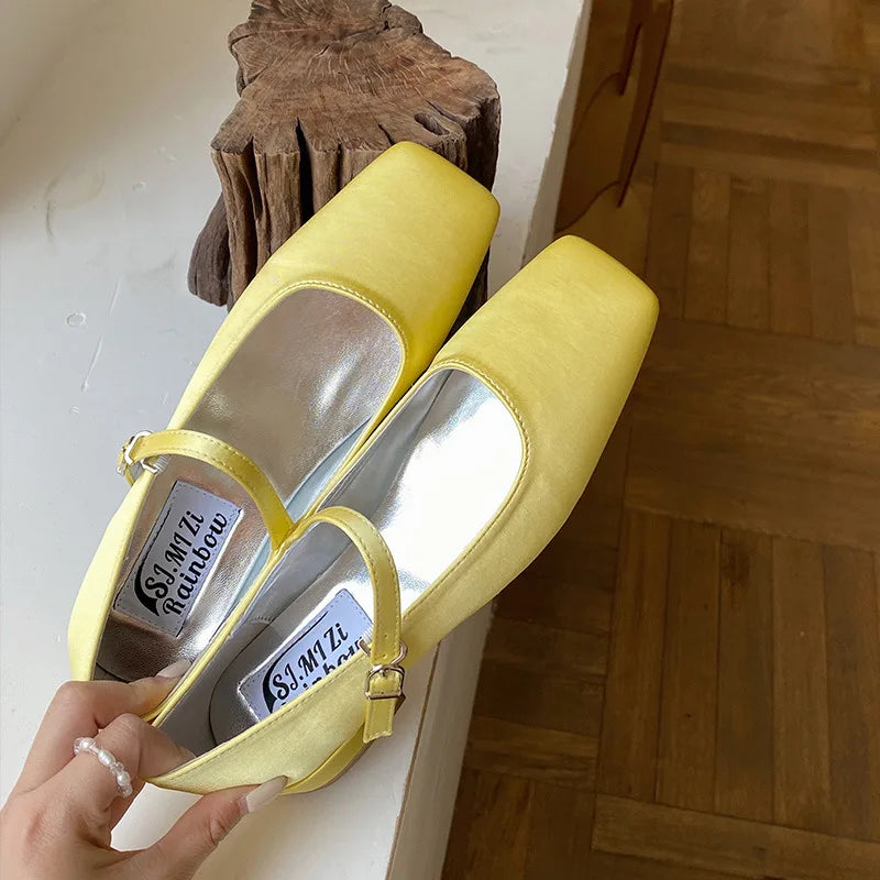 LIZAKOSHT  -  Shallow Mouth Shoes Woman Casual Female Sneakers Round Toe Flats New Retro Summer Dress Canvas Spring Lace-Up Leisure Slip