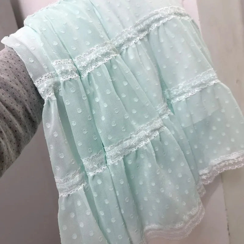 LIZAKOSHT  -  Korean Style Sweet Slim Fitting Skirt Cuteore Loose Polka Dot Women's Skirt Casual Fairy New Mid-length Puff Skirt Summer