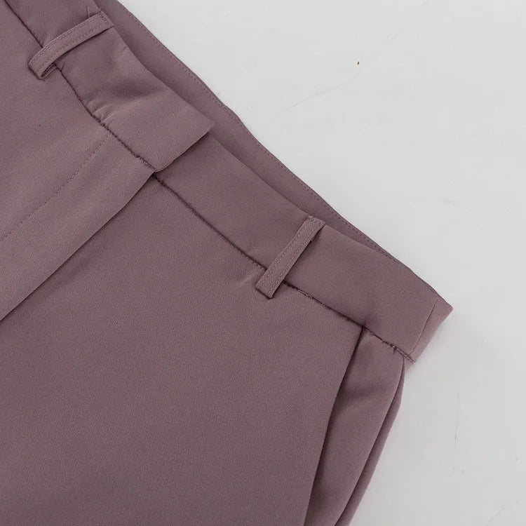 LIZAKOSHT  -  Casual Long Dress Set V-Neck Sleeveless Vest Top Slit Skirt Set Fashion Office Lady Elegant Women Dress Set Outfits