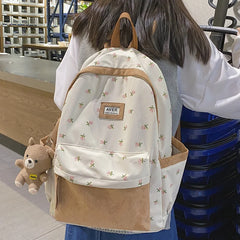 LIZAKOSHT  -  Nylon Backpack for Women Large Capacity New Student Travel Rucksack Teenage Girls School Bag for Kids Cute Canvas Bookbag