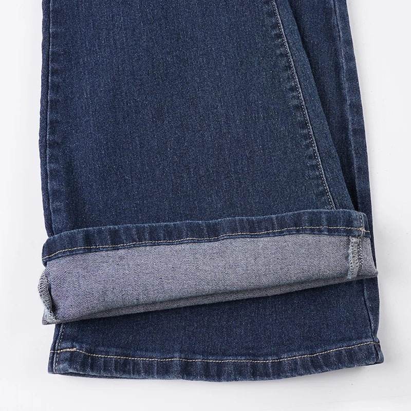LIZAKOSHT  -  Y2k Low-Waist Slim Skinny Jeans Women's Casual Streetwear Denim Pants Vintage Aesthetic 2000s Trousers All match Outfit