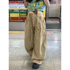LIZAKOSHT  -  Quick Dry Outdoor Casual PantsWomen's American Style Paratrooper Light Thin Breathable Autumn Wide Leg Long Pants