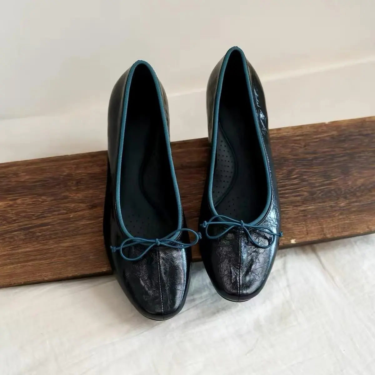 LIZAKOSHT  -  New Arrivals Women's Shoes Sweet Round Toe butterfly-knot Comfort Soft Sole Daily Life Flats Ballet Shoes for Office Lady
