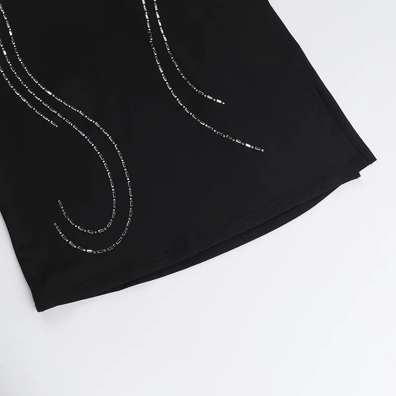 LIZAKOSHT  -  Casual Sparkle Off-shoulder Sexy Maxi Dress New Women's Strapless Sleeveless Backless Bodycon Sequins Party Long Dresses