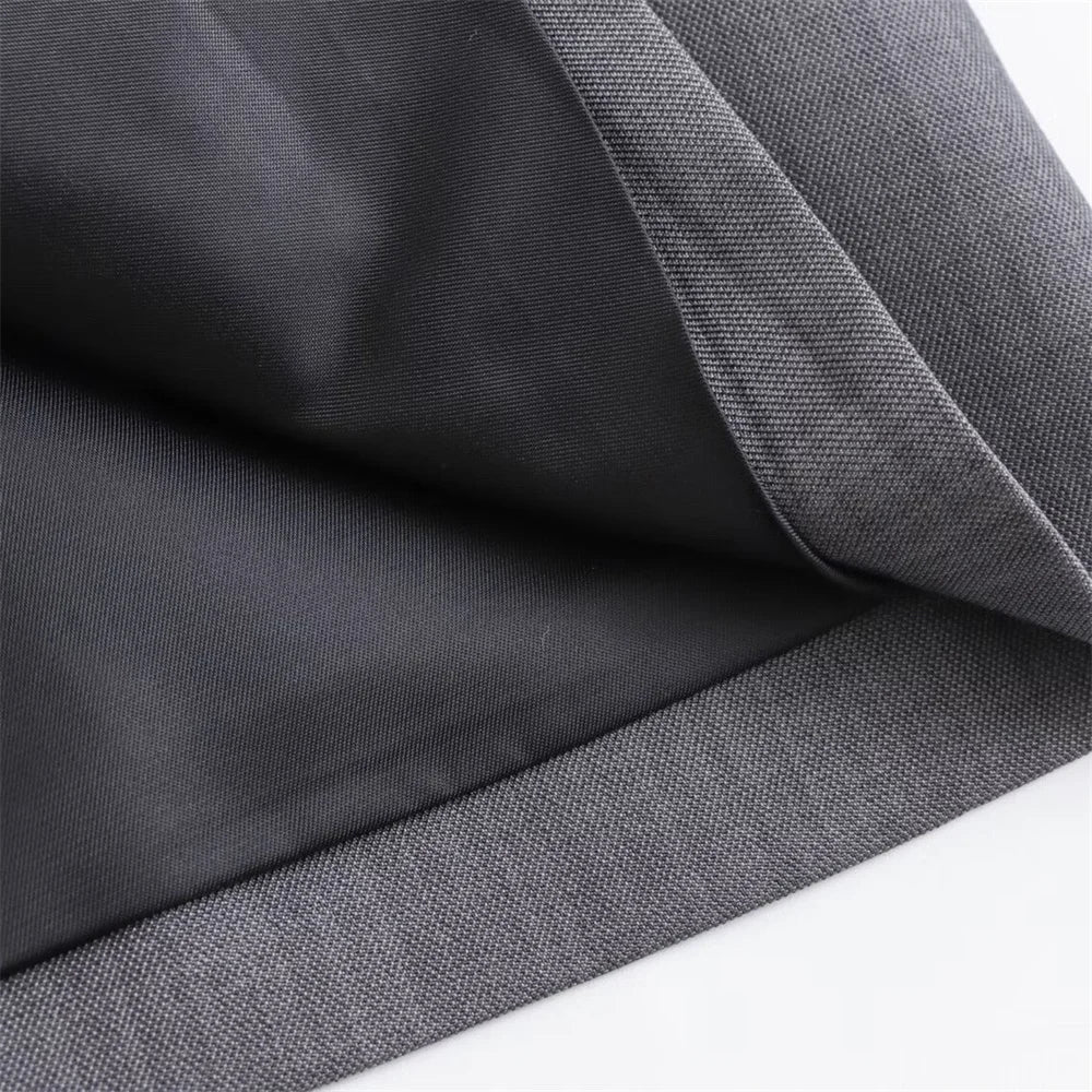 LIZAKOSHT  -  Casual Loose Hooded Blazer Women Elegant Single Breasted Long Sleeve Suit Coat Office Lady 2025 New Autumn Fashion Solid Coats