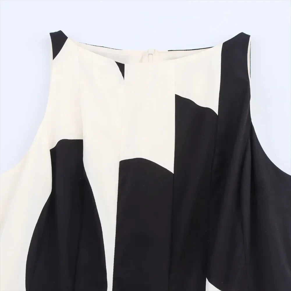 LIZAKOSHT  -  Elegant Chic Long Dress Women 2025 New Summer Fashion Sexy Sleeveless Round Neck Vest Midi Dresses Office Lady Casual Vestidos