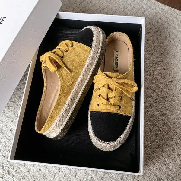 LIZAKOSHT  -  Multicolored Sandals Cover Toe Flat Shoes Female Slippers Soft Slipers Women Slides Comfort Summer Mixed Colors Casual Lace