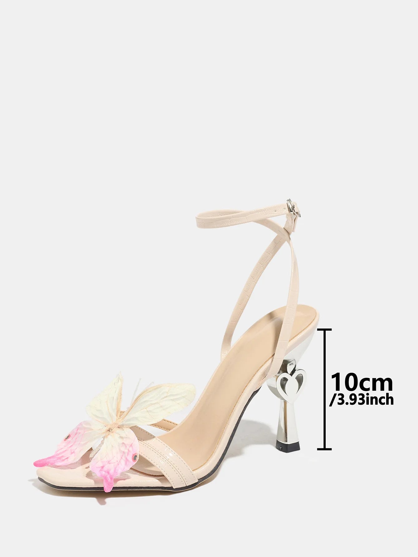 LIZAKOSHT  -  New Women's Square Head Bow Knot High Heel Sandals Buckle Strap European Style Summer Shoes PU Lined Rubber Outsole