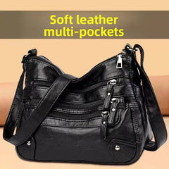 LIZAKOSHT  -  Soft Leather Crossbody Bag Women's Multi-ket oulder Bag ABENUOR Hobo Sle Spring 2026 Faion Trend