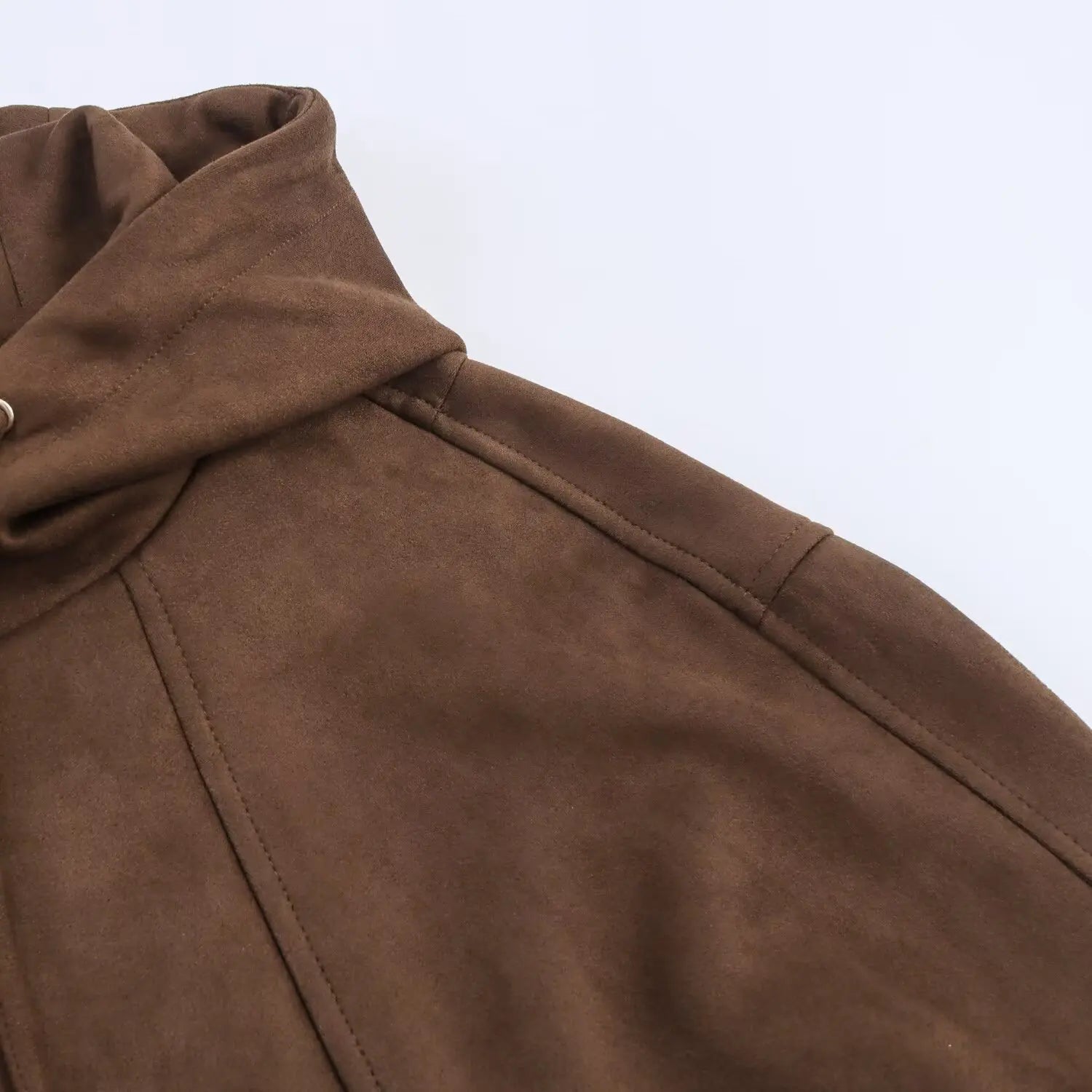 LIZAKOSHT  -  Retro Hooded Jacket Women Casual Loose Loose Zipper Coat Autumn Winter New Fashion Vintage Hoodies Simple Sweatshirt Female