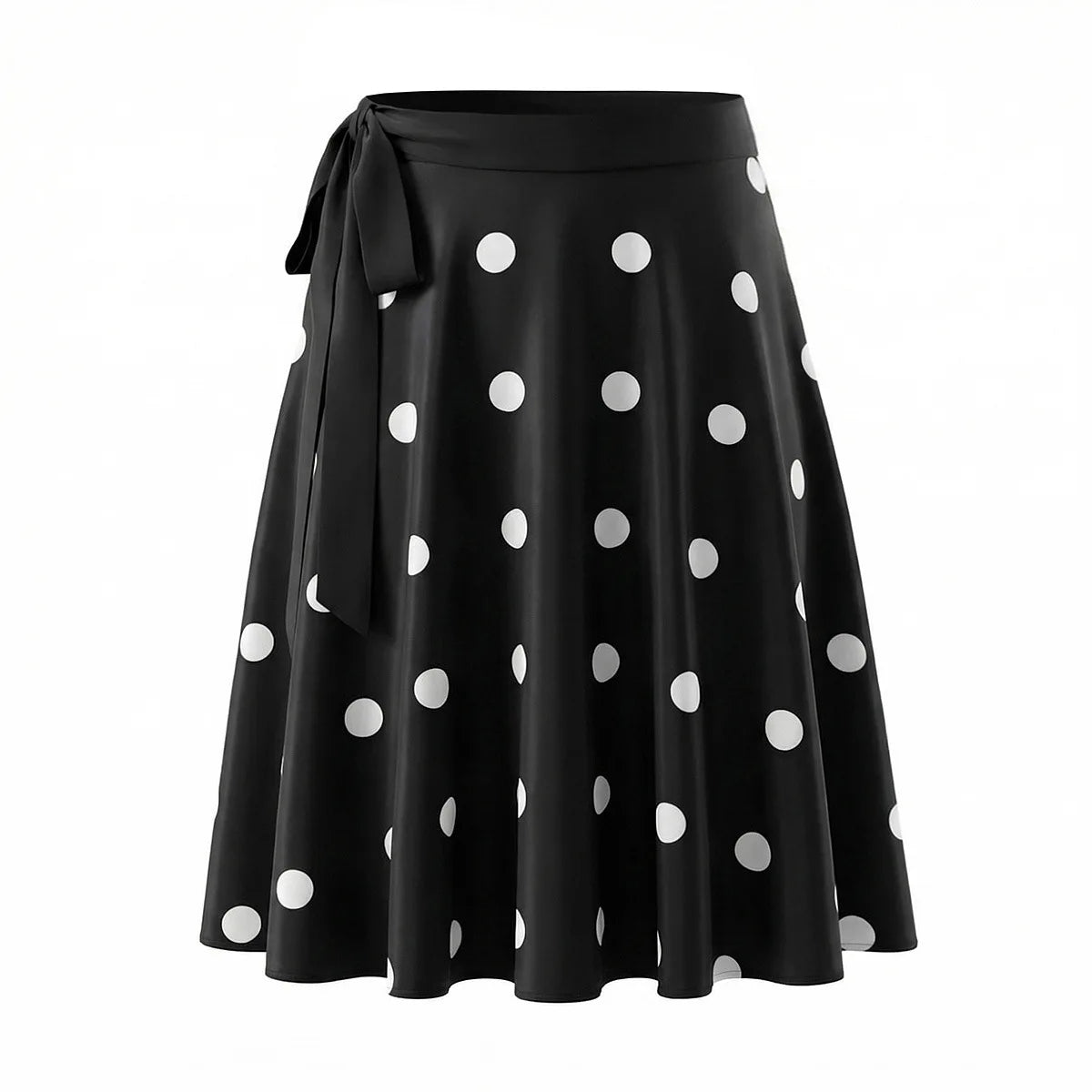 LIZAKOSHT  -  Halter Neck Camisole Polka Dot Skirt Set Women's Summer Sexy Fashionable Personality Neckband Backless Beach Vacation Black Set
