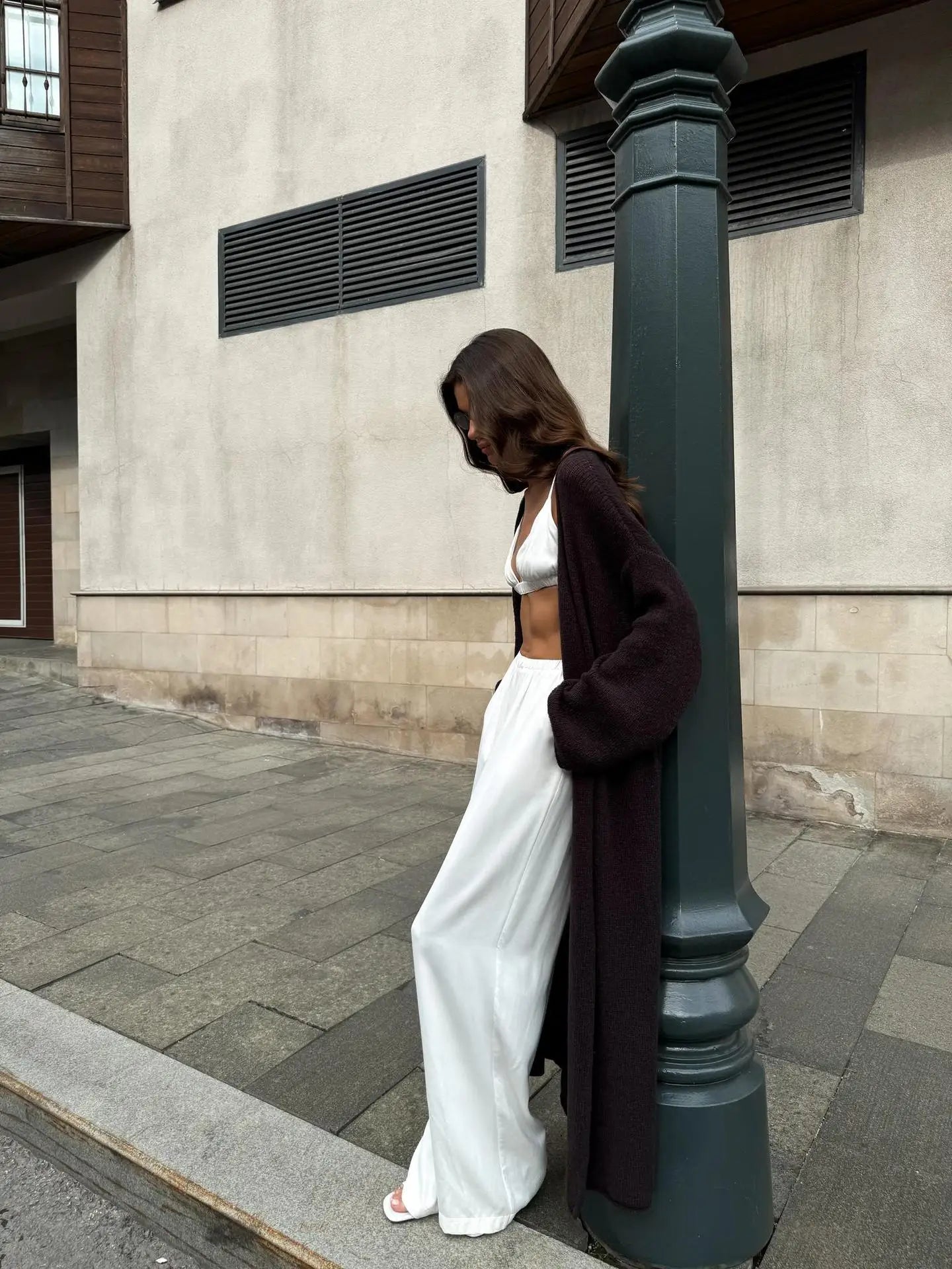 LIZAKOSHT  -  Knitted Cardigan Women Casual Simple Solid Color Loose Long Sleeve Thin Sweaters Outerwear Spring Fashion All-match Cardigans