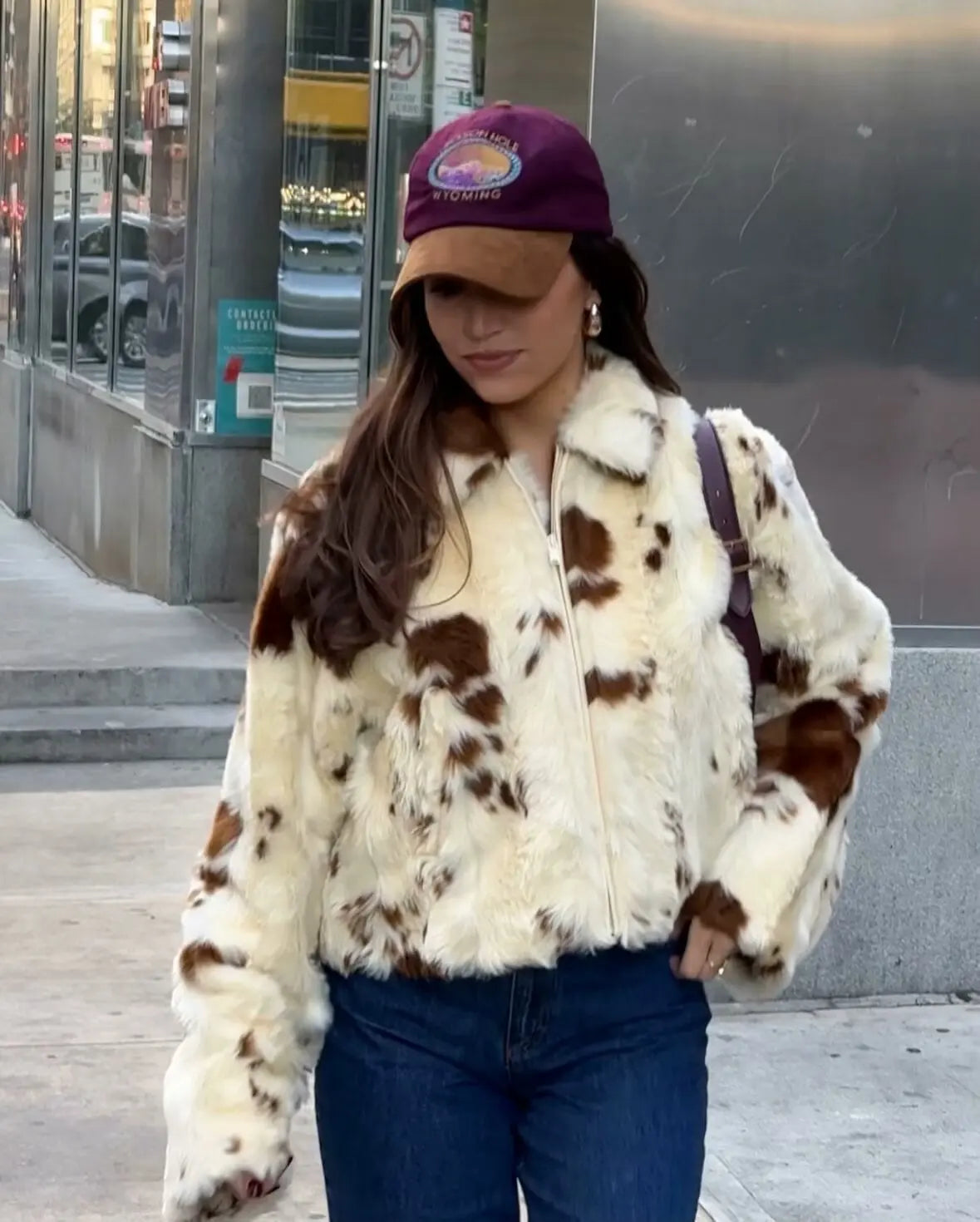 LIZAKOSHT  -  Faux Fur Women Coat 2025 Lapel Zipper Long Sleeve Female Coats Vintage Autumn Winter Pocket Thicken Lady High Street Warm Jacket