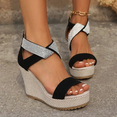 LIZAKOSHT  -  Women High Heels Sandals Women Summer Wedges Platform Fashion Slippers Walking Slides Outdoor Pumps Flip Flops Chaussures Femme