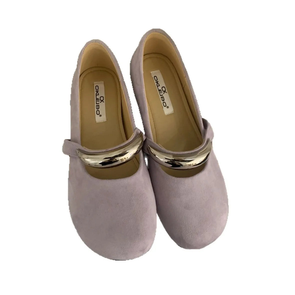 LIZAKOSHT  -  Shoes Woman Flats Dress Bonded Leather Rubber  Cotton Fabric Shoes Woman Flats Dress Bonded Leather Rubber Cotton Fabric Buckle