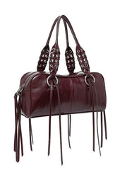 LIZAKOSHT  -  Vintage Rivet Braided Rope Handbag Women Large Capacity Motorcycle Style Bag Ladies Harajuku Hot Girl Tassel Y2k Crossbody Bags