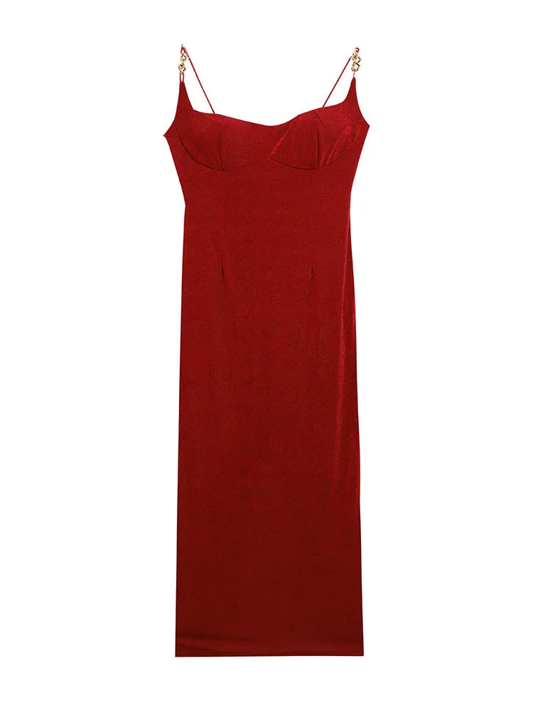 LIZAKOSHT  -  Summer New Women Elegant Sleeveless Long Dress Female Vestidos Vintage Lady Evening Party Prom Robe Fashion Clothes
